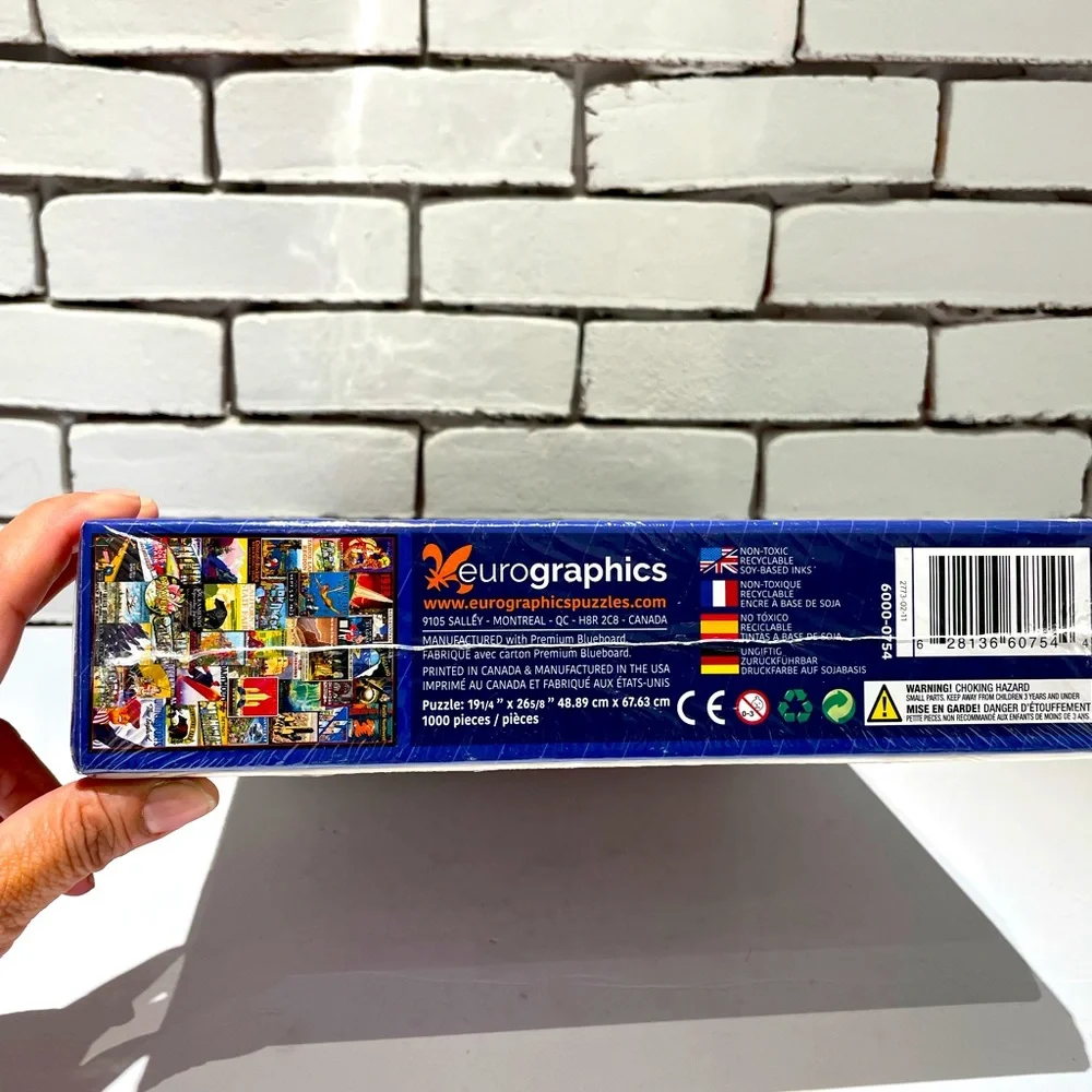 Eurographics 1000 Piece Puzzle | Travel USA Vintage Posters| 19 1/4 “ x 26 5/8”